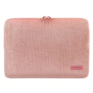 Tucano Velluto 13 Inch Macbook Sleeve - Pink