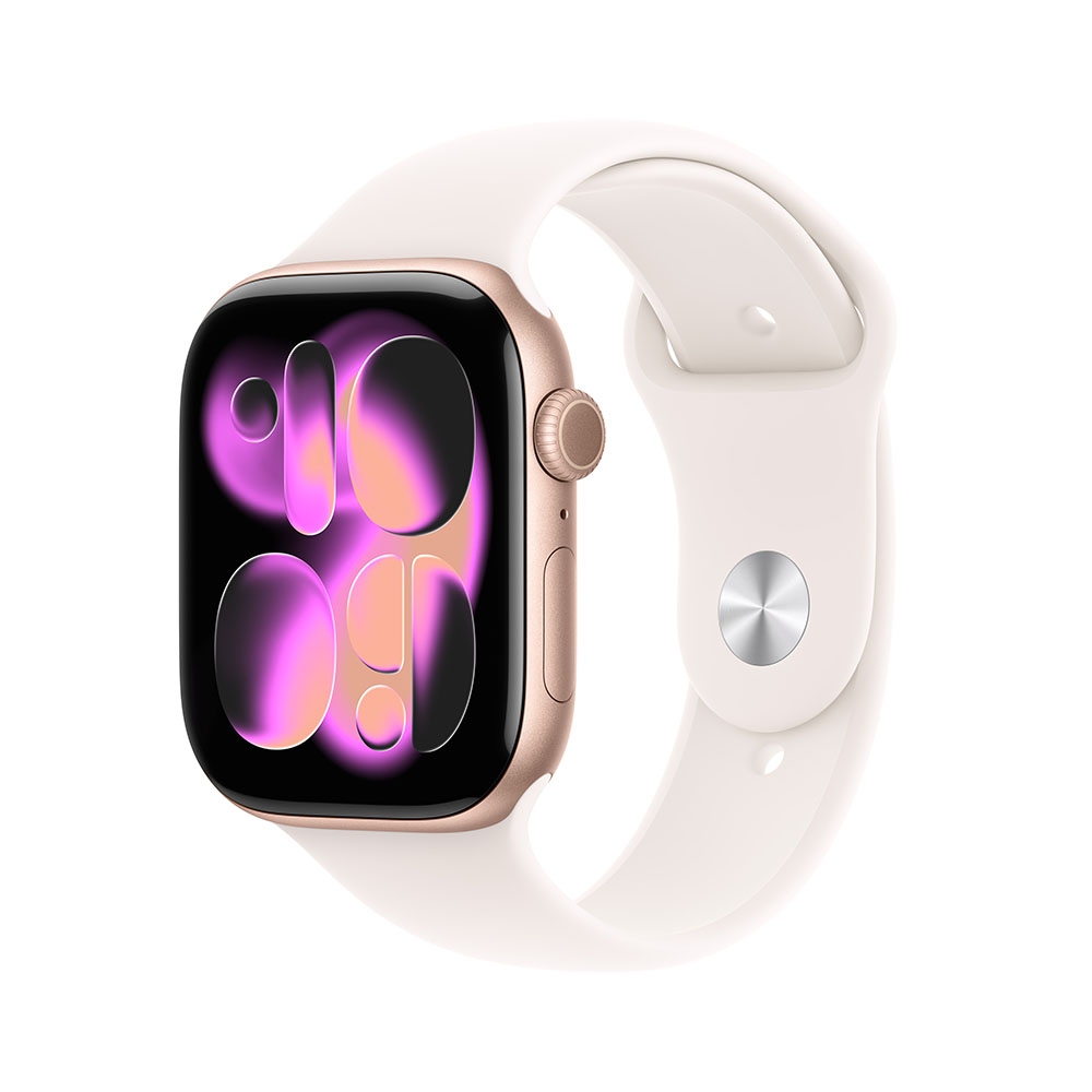 Apple Watch Series 11 GPS 42mm Rose Gold Aluminum Case with Light Blush Sport Band - S/M price comparison Qatar – cheapest at OneVibe via Microless