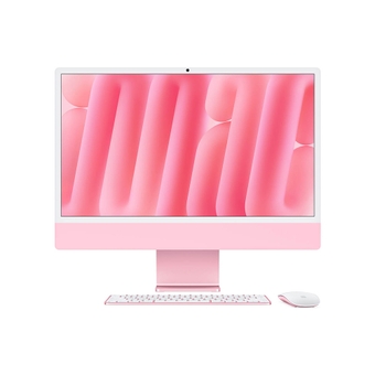 iMac 24-Inch 2024 M4 chip with 8 Core CPU and 8 Core GPU 16GB 256SSD ARA-Pink