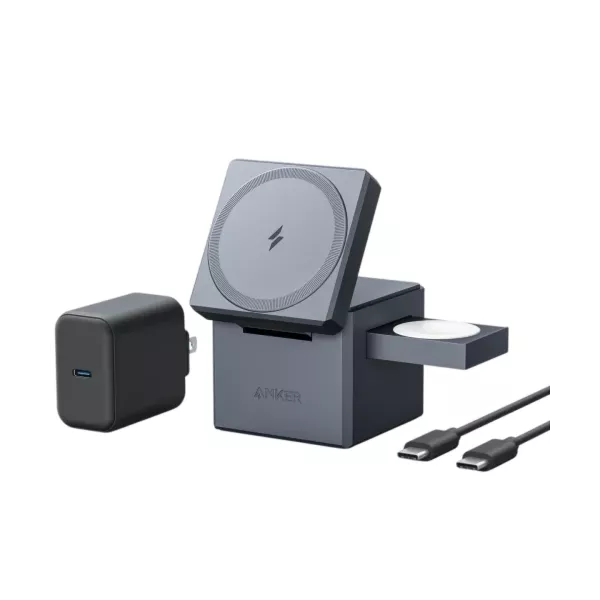 Anker 3-in-1 Cube with MagSafe -Black