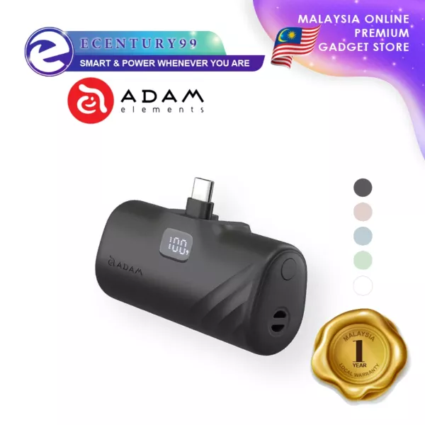 Adam Elements Gravity F5C 5000mAh Pocket Power Bank