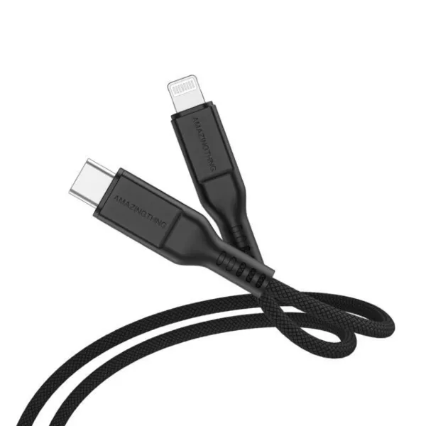 AmazingThing Thunder Pro 7X Lightning Cable (1.1m) - Black
