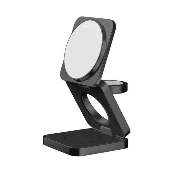 Momax Q2 Mag Go Qi2 15W 3-in-1 Wireless Charging Stand - Black
