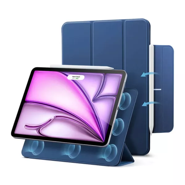ESR Magnetic Case for iPad Air 13-inch(2025) Navy Blue