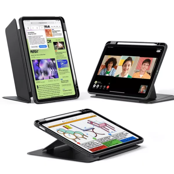 ESR Flip Magnetic Case with Pencil Holder for 11-inch iPad Air M3 Black