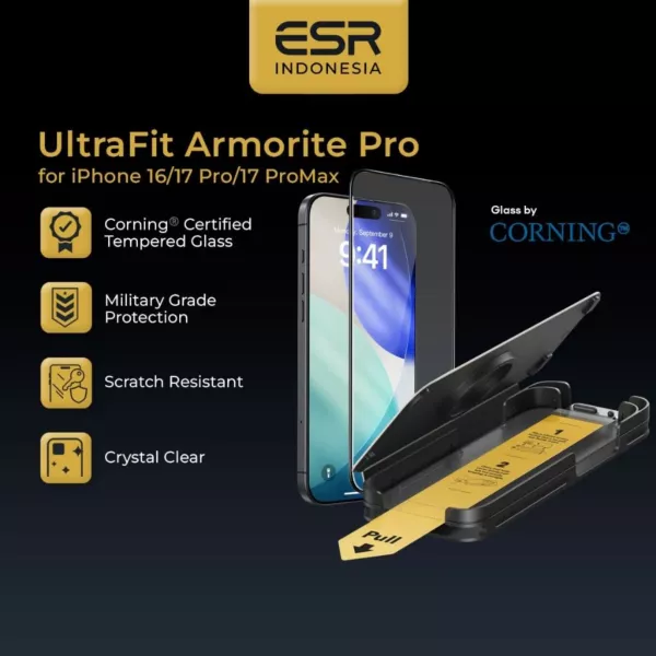 ESR Armorite Pro Screen Protector for iPhone 17 Pro