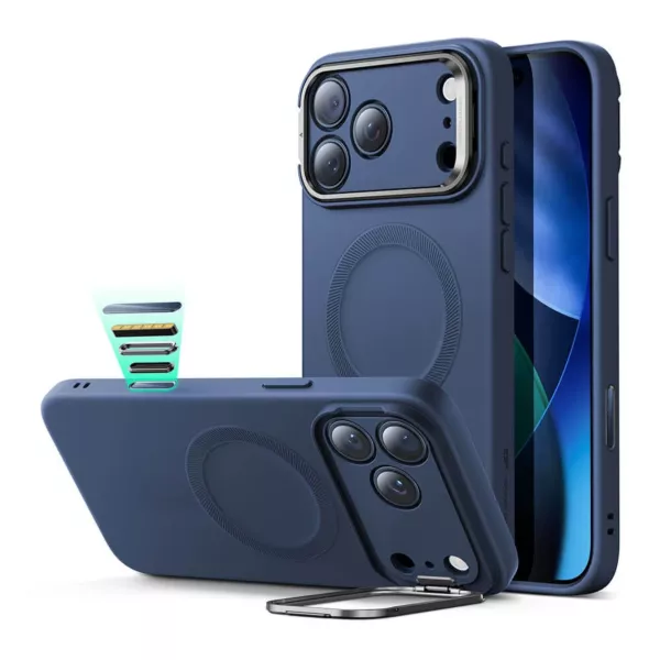 ESR Cloud Soft Magnetic Case for iPhone 17 Pro -Navy Blue