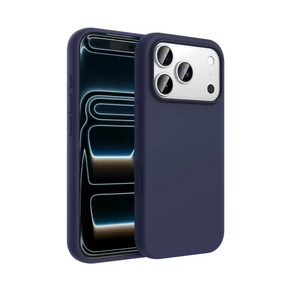 Hoco Silicone Protective Case for iPhone 17 Pro - Dark Blue