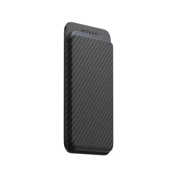 Pitaka MagSafe Woven Wallet Black/Gray