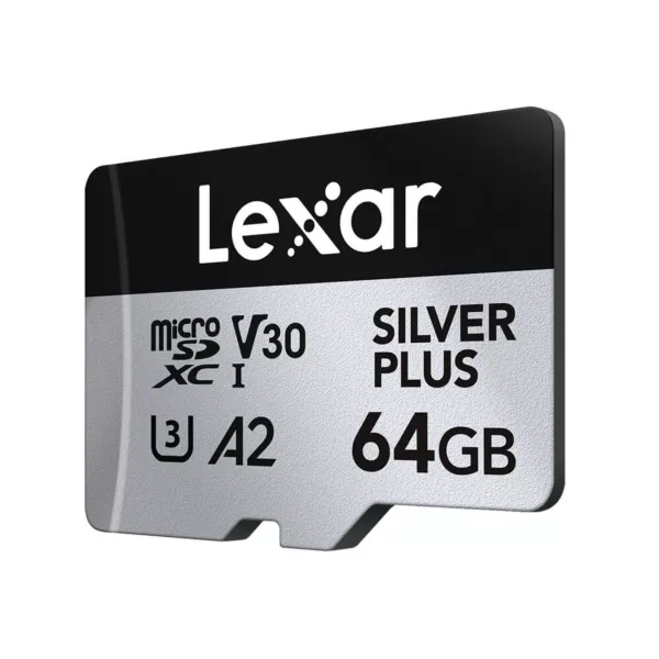 64GB Lexar Professional Silver Plus microSDXC UHS-I Card
