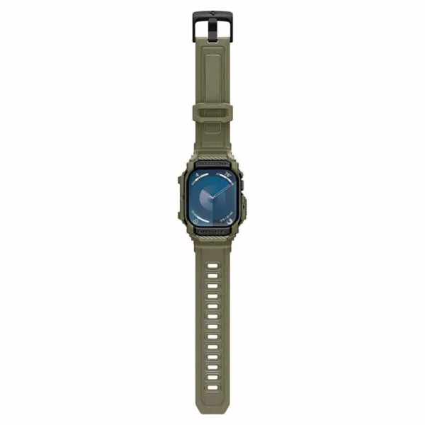 Spigen Rugged Armor Pro AW10 46mm Case+Band - Vintage Khaki