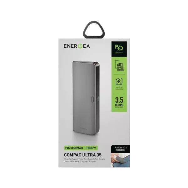 Energea Integra Mini 35 10K PD 35W Power Bank - Gunmetal
