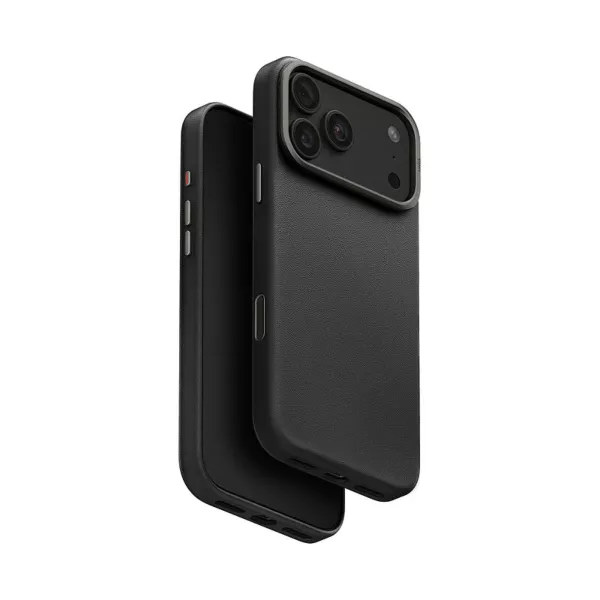 UNIQ HYBRID iPhone 18 Pro Max MagSafe Case Leatherette Edge