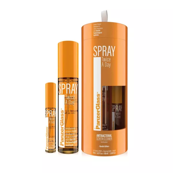PanzerGlass Spray Twice a Day 8ml+100ml Bundle