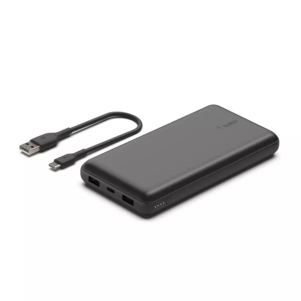 Belkin 15W Multi-Port 20K Power Bank - Black