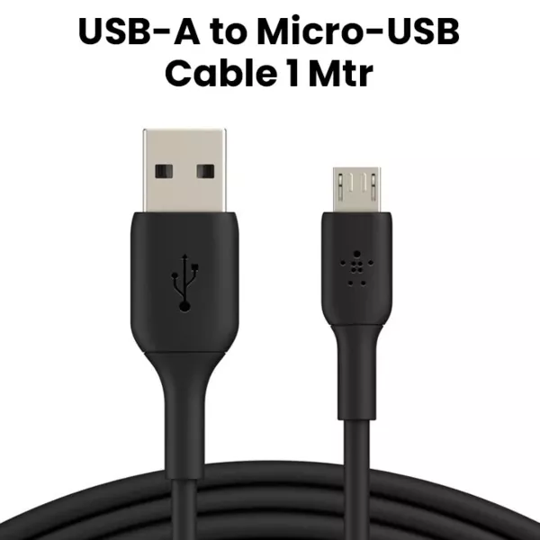 Belkin Pvc Micro USB - USB-A Cable (1m) - Black