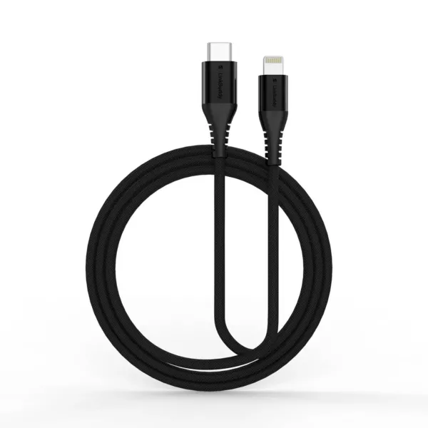 SwitchEasy LinkBuddy USB-C to Lightning MFi Cable (1.5m) - Black