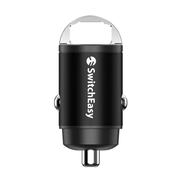 SwitchEasy PowerBuddy 30W USB-C/USB-A Car Charger - Black