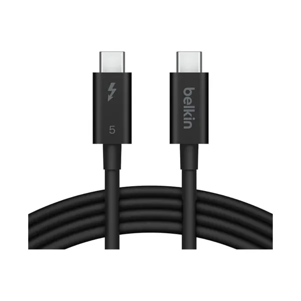 Belkin Thunderbolt 5 240W 80 Gbps 8k Cable - Black