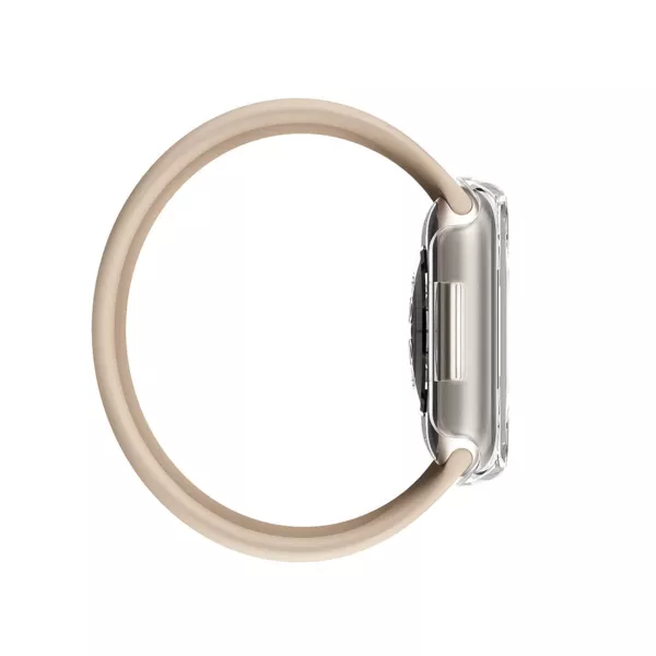 AmazingThing Apple Watch Series 8 Marsix Bumper with Glass 41mm Transparent