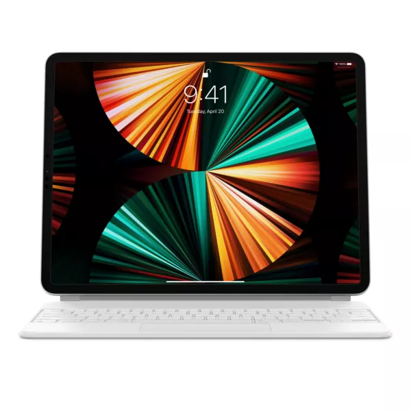 Magic Keyboard for iPad Pro 12.9-inch (5th Gen) - Arabic - White