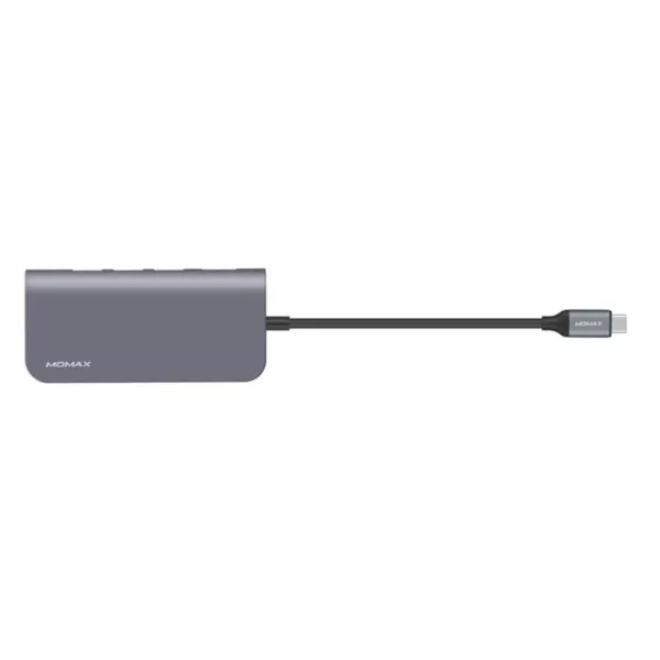 Momax - OneLink 8-in-1 USB-C Hub - Space Gray
