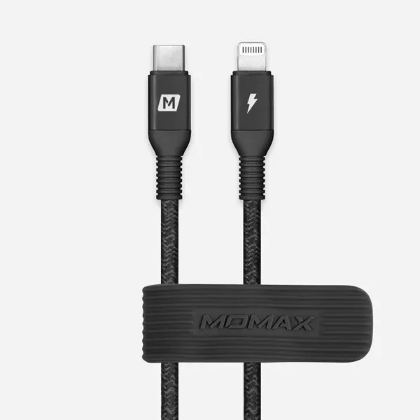 Momax - Elite Link - USB-C to Lightning (3.0m) - Black