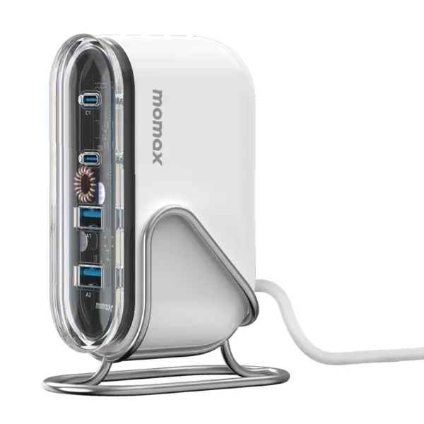 Momax Charge Flow PD 80W Desktop Charger - White