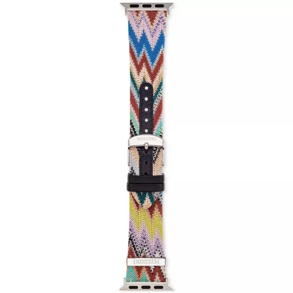 Missoni Zigzag Fabric Ardillon Blue Apple Watch 38-41mm - Multicolor