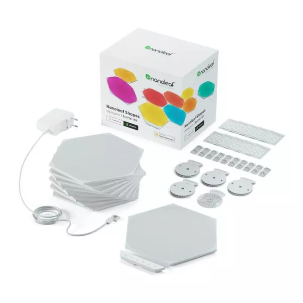 Nanoleaf Shapes - Hex - White - 9 Pack