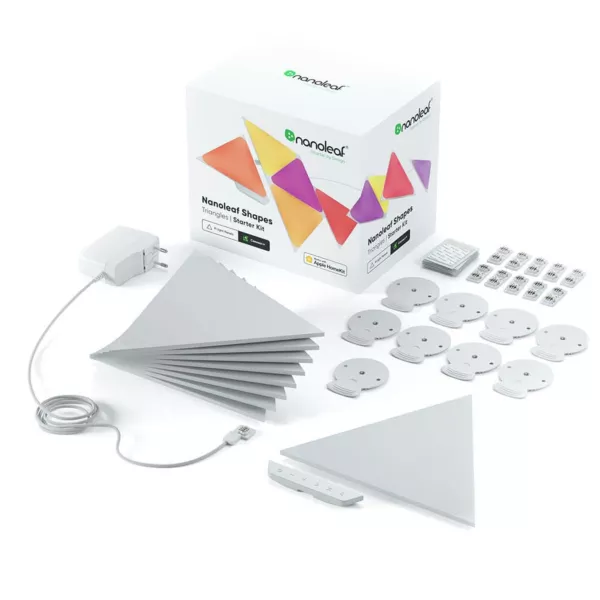 Nanoleaf - Shapes - Triangles - Starter Kit - White - 9 Pack