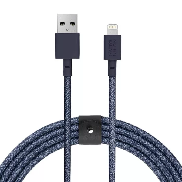 Native Union Belt Cable XL USB-C to Lightning (3m) - Indigo