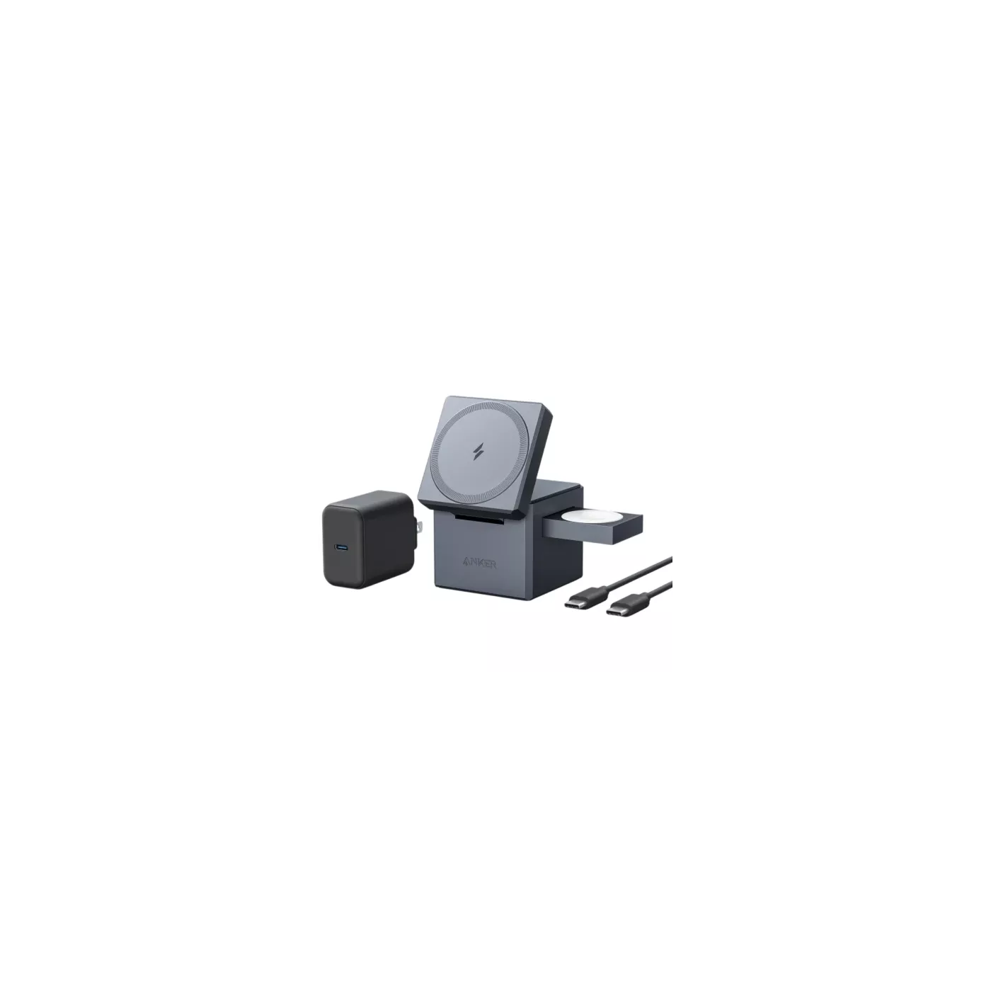 Anker 3-in-1 Cube with MagSafe -Black