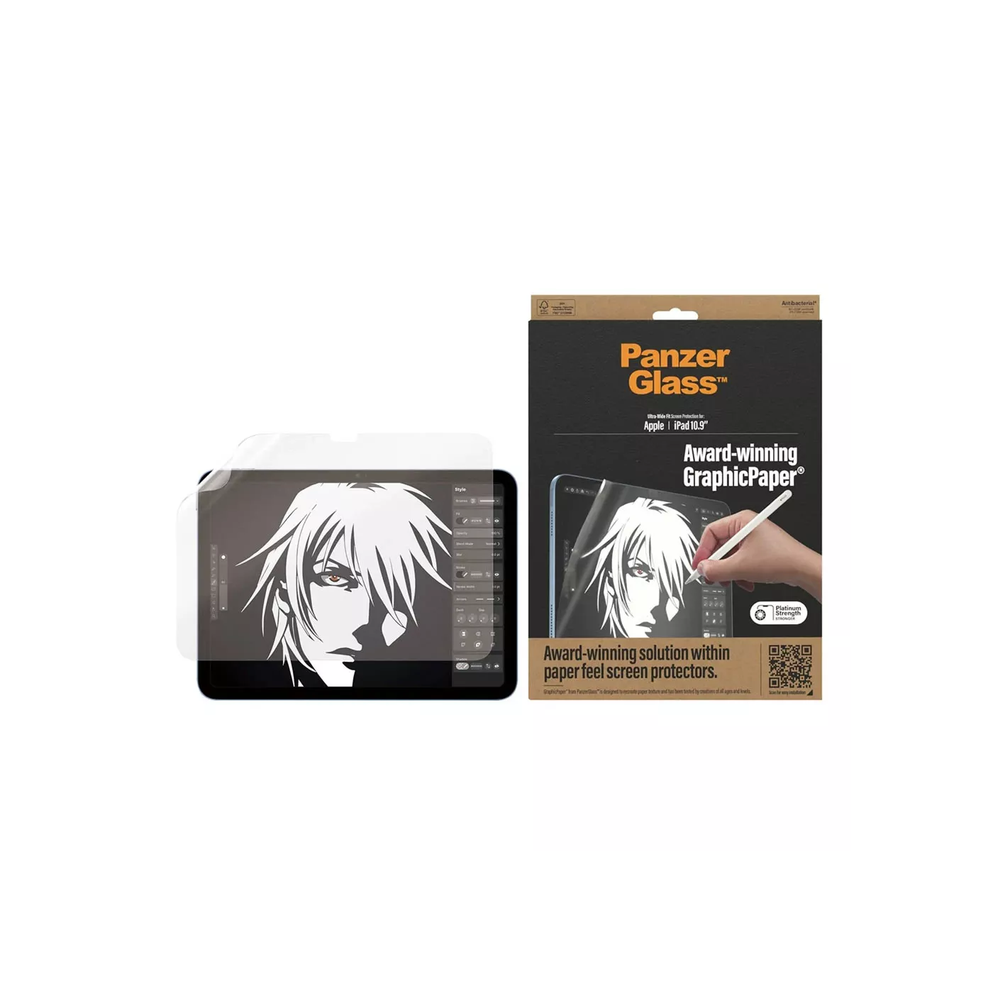 PanzerGlass Graphic Paper iPad 10.9-inch Screen Protector -Clear