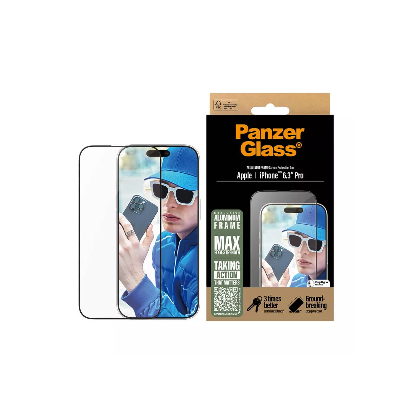 PanzerGlass UWF iPhone 16 Pro Screen Protector