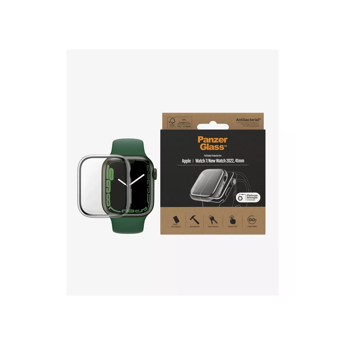 PanzerGlass Full Body Apple Watch 7 45mm Clear AB