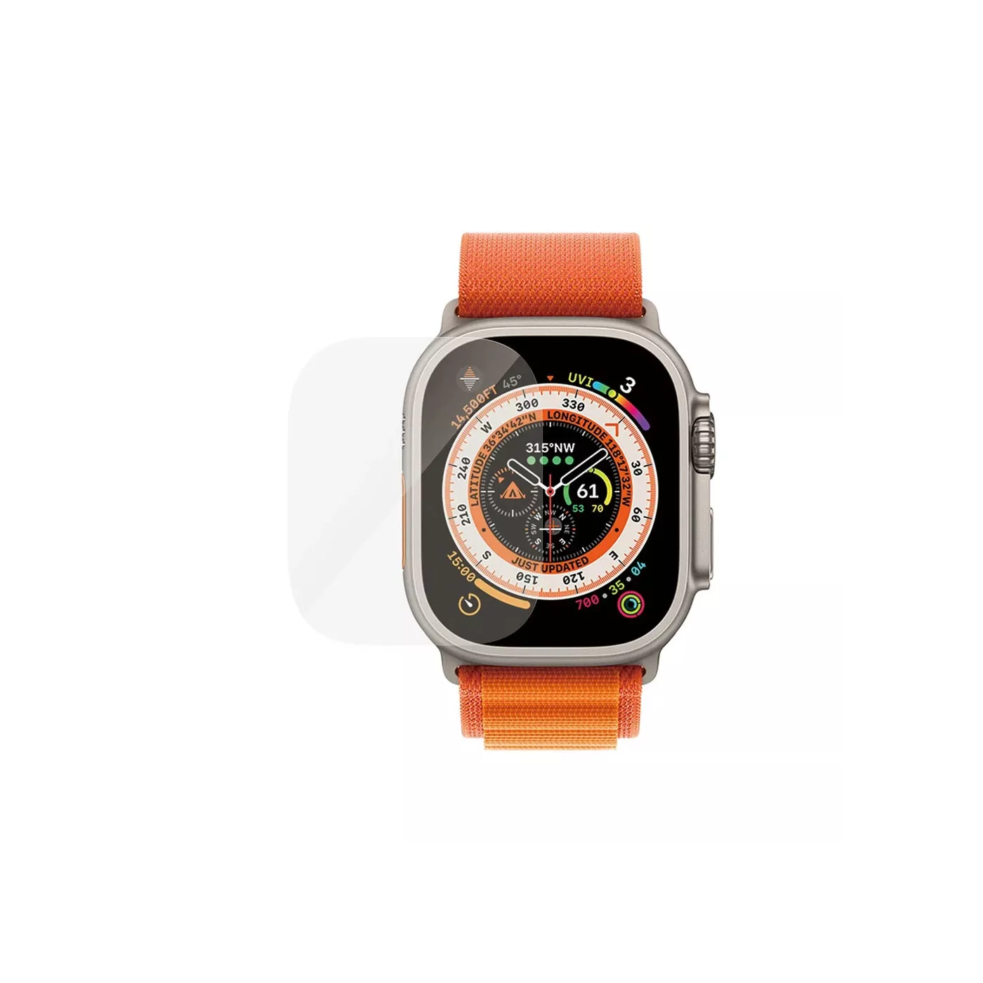 PanzerGlass Apple Watch Ultra 49mm Screen Protector - Clear