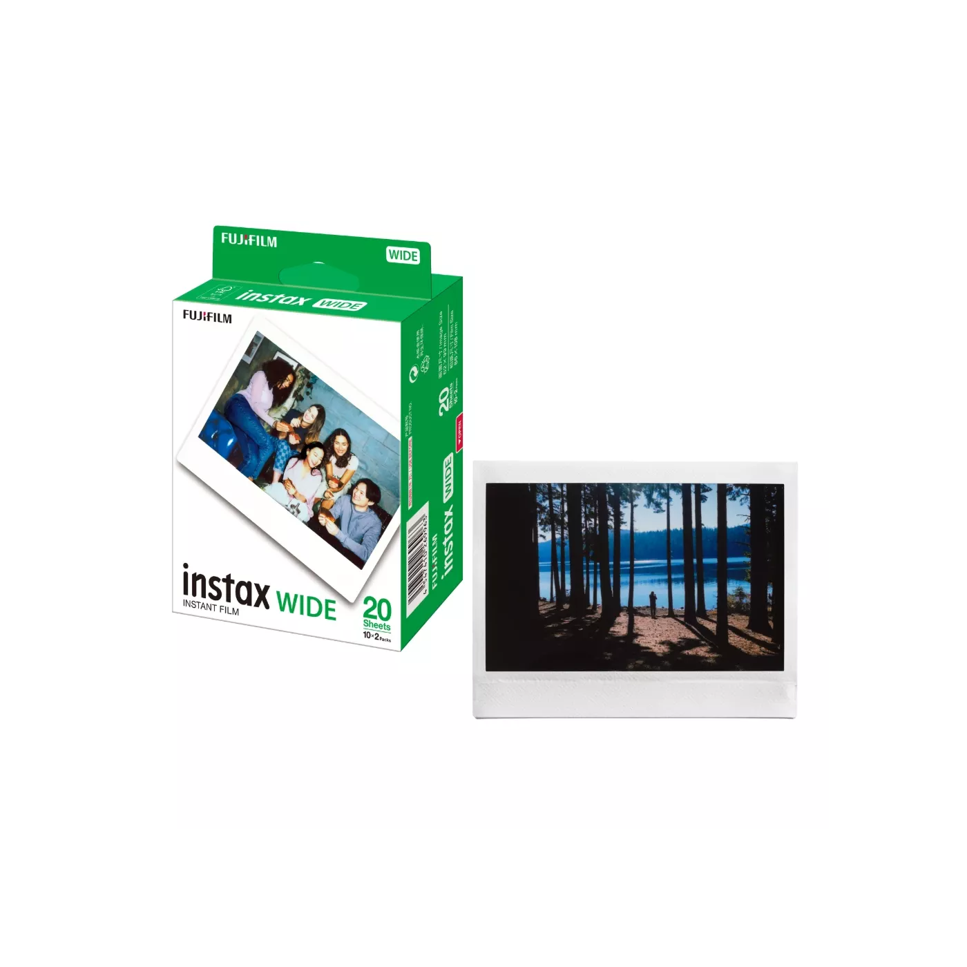 Fujifilm Instax Wide Film (20 Sheets)