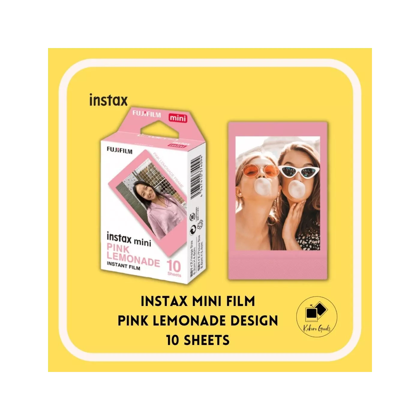 Fujifilm Instax Mini Film -Pink Lemonade