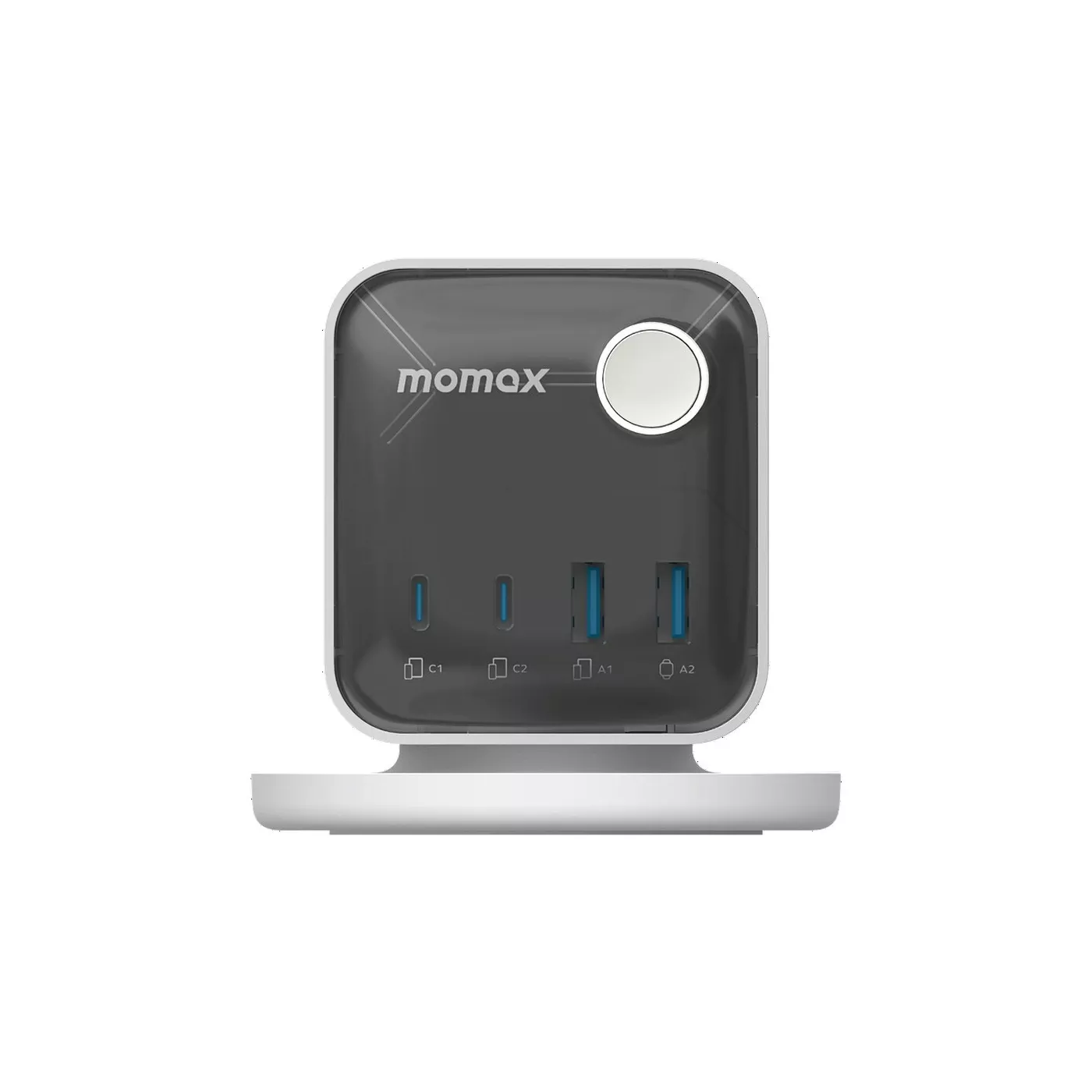 Momax 1-Charge Work Flow 3-Outlet Power Cube with USB - White