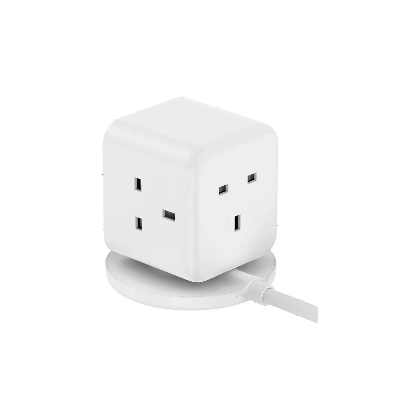 Momax 1-Charge Work Flow 3-Outlet Power Cube with USB - White