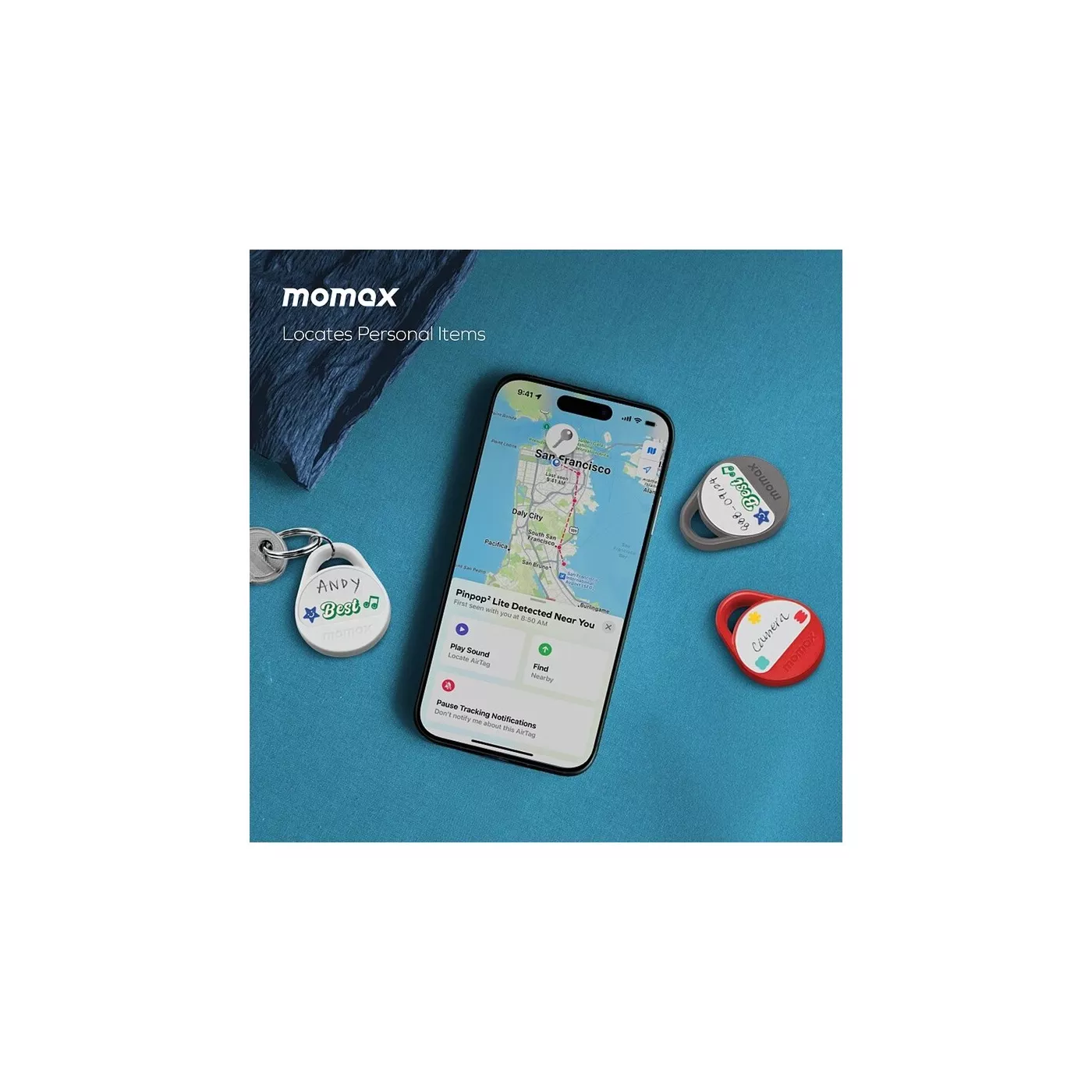 Momax PinPop 2 Lite Find My Tracker