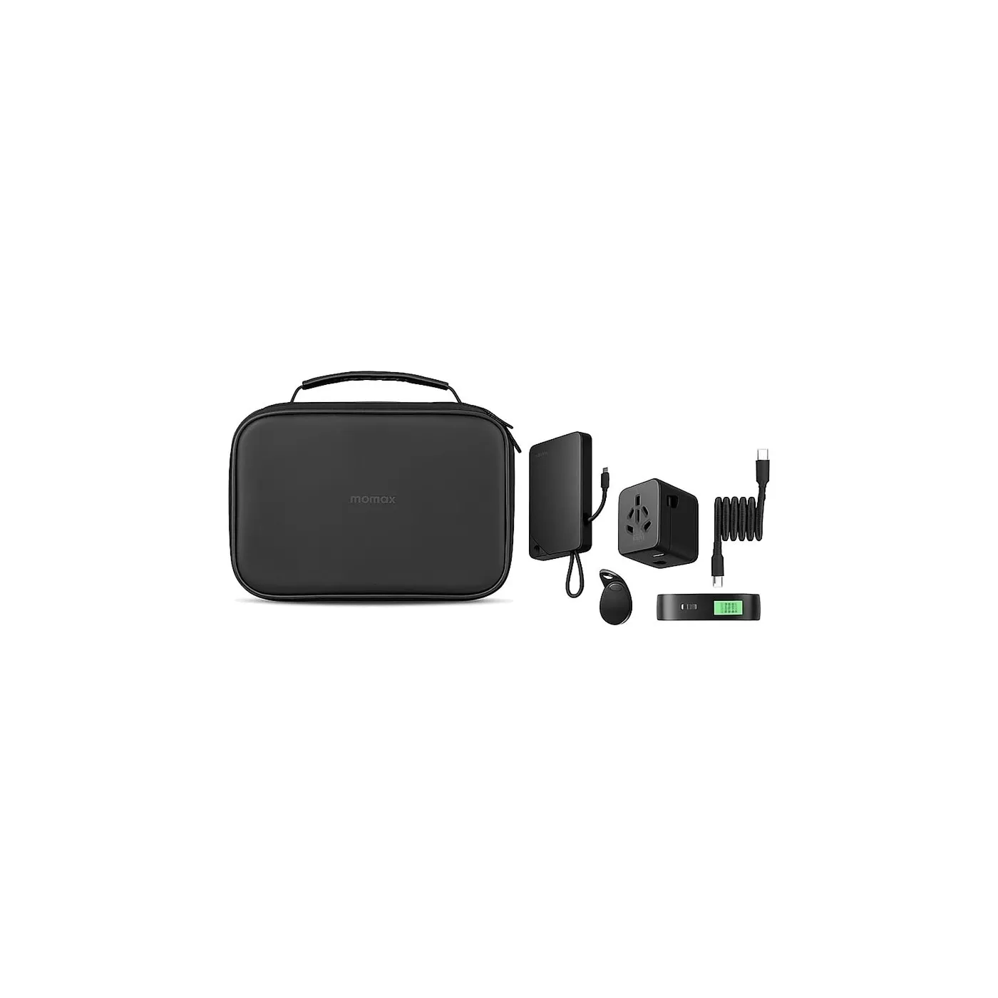 Momax Bundle Set (Travel Adapter + Charger + Cable + Power Bank + Power Strip)