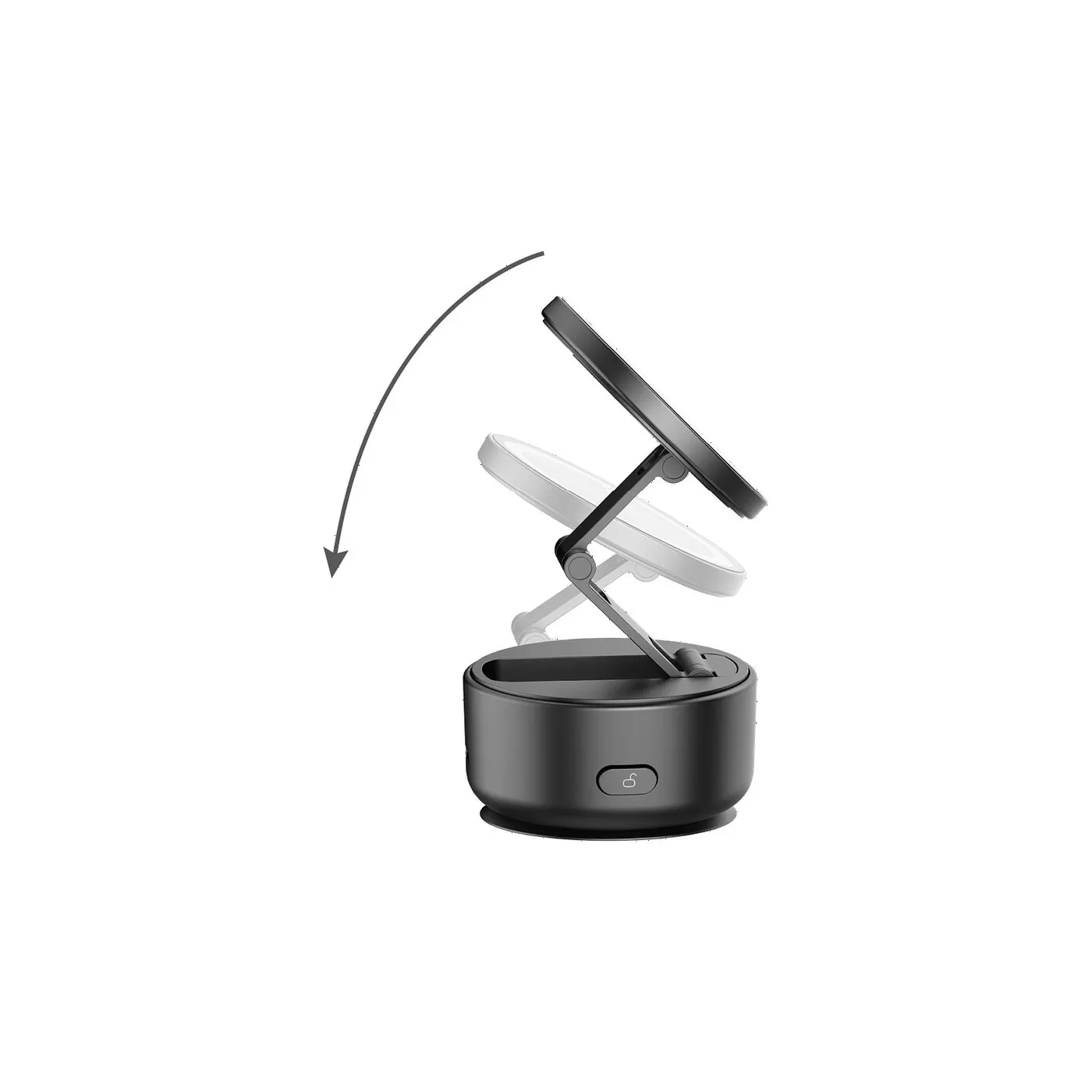 Momax 1-Snap Go Auto Suction Magnetic iPhone Stand - Black