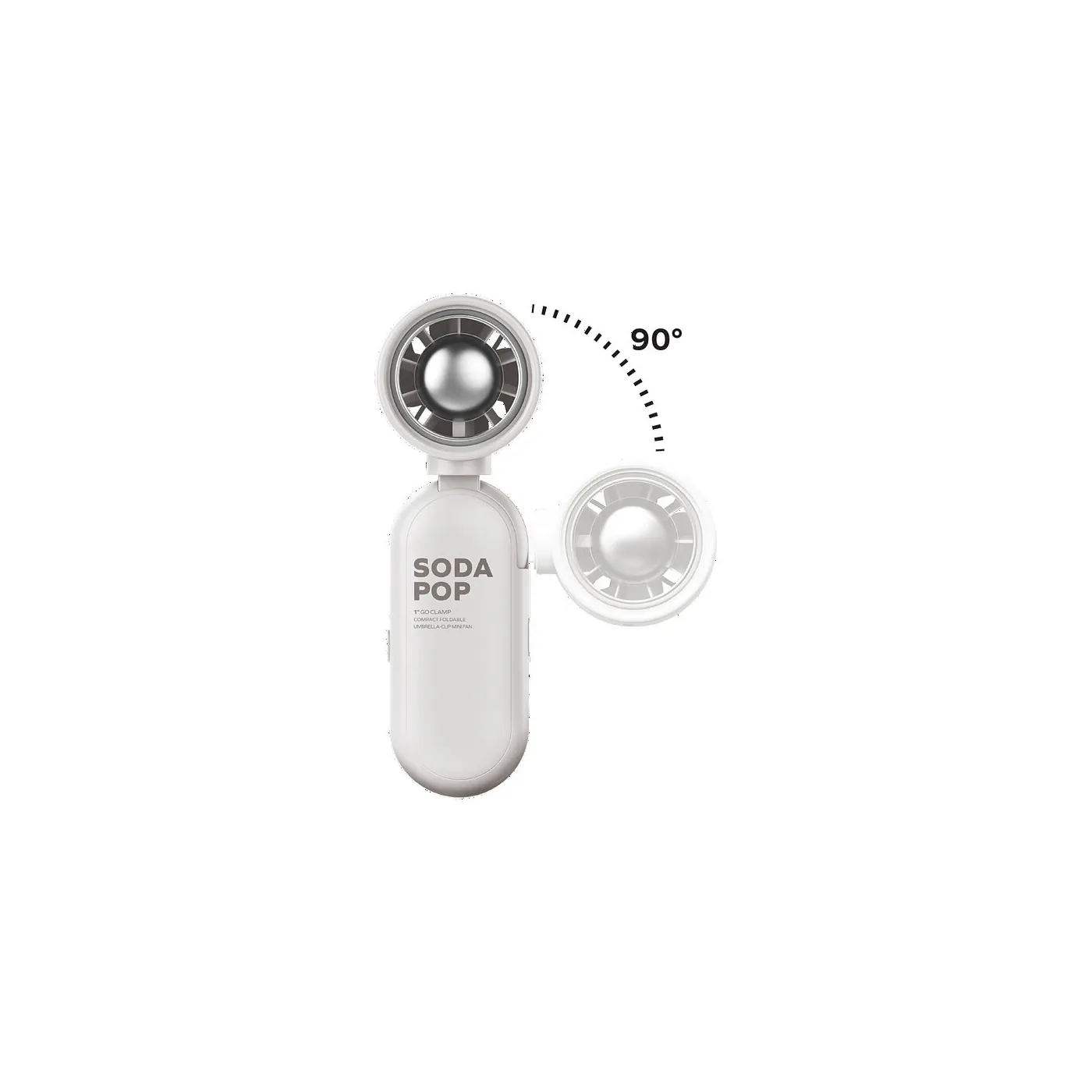 Momax 1°Go Clamp Compact Umbrella-Clip Mini Fan | Gait