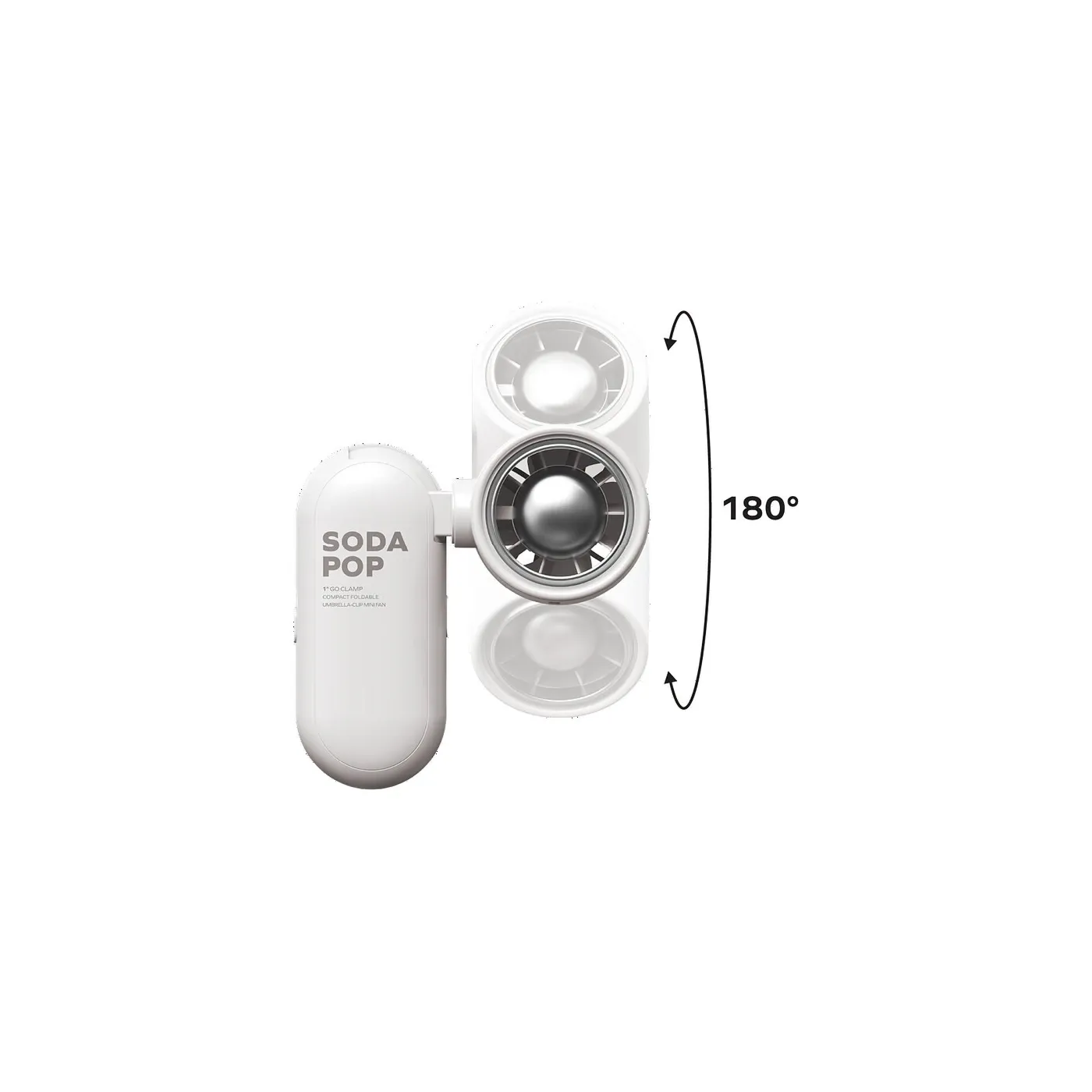 Momax 1°Go Clamp Compact Umbrella-Clip Mini Fan | Gait