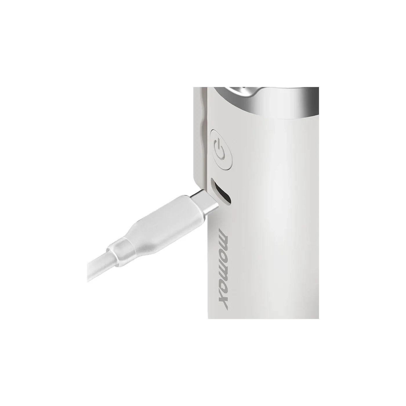 Momax 1°Go Clip High-Speed Waist-Clip Mini Fan - White