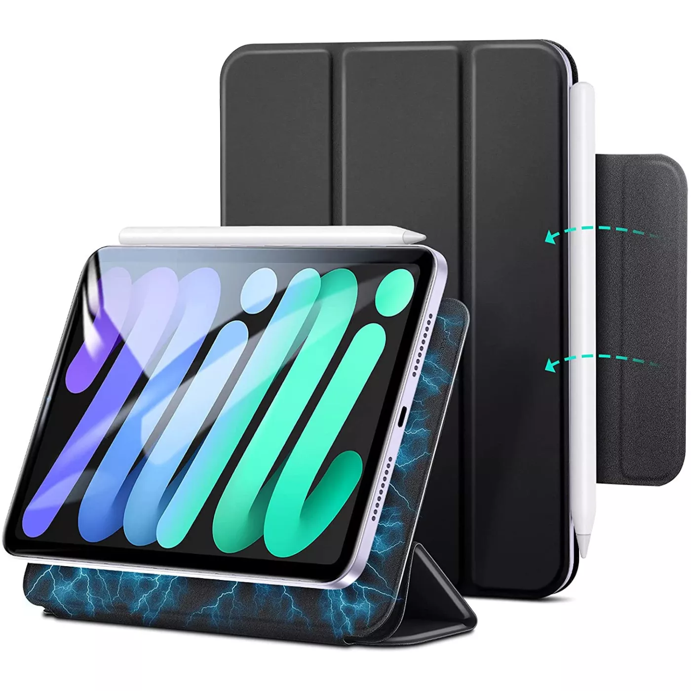 ESR Rebound Magnetic Case for iPad mini 6/mini 7 - Black