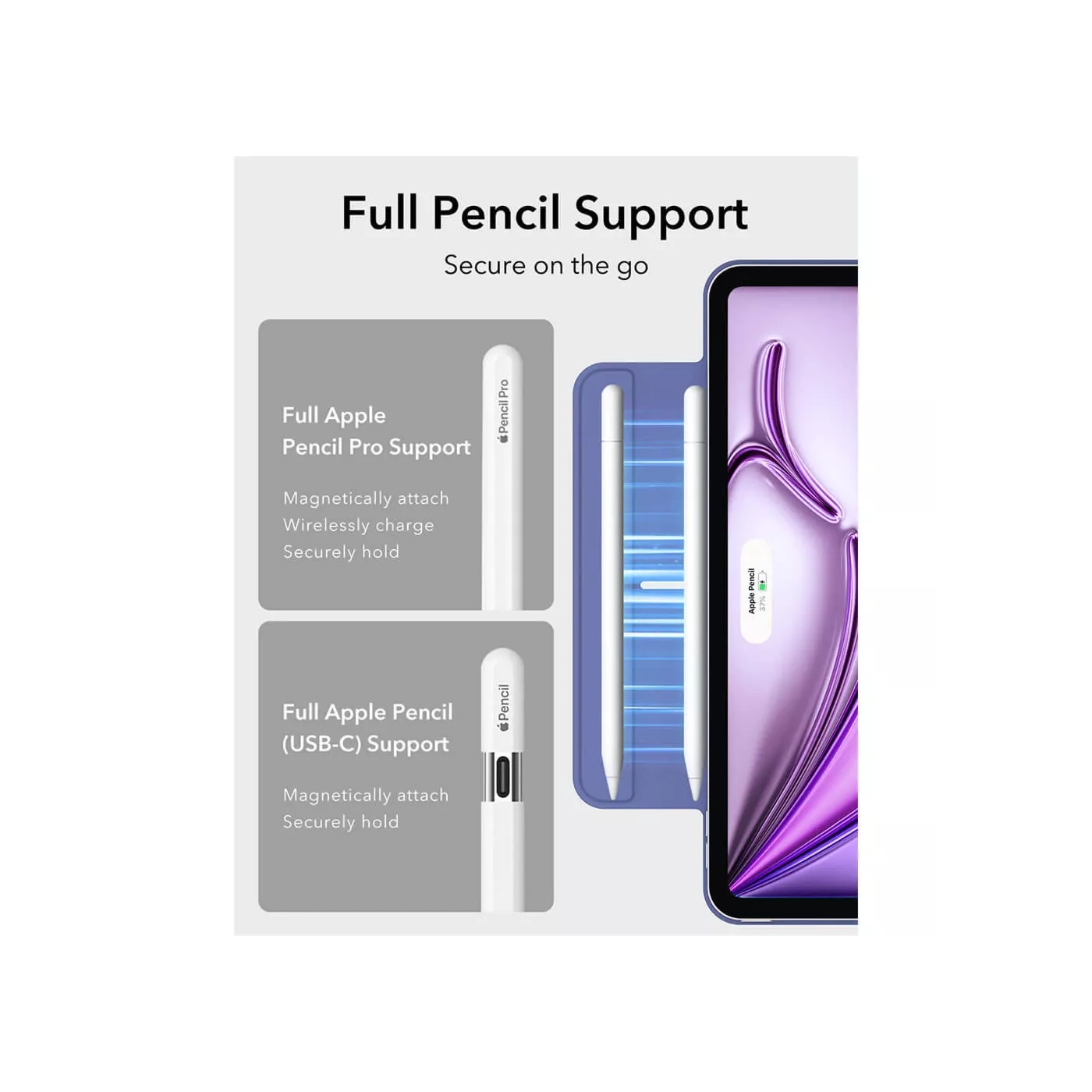 ESR Magnetic Case for iPad Air 13-inch(2025) Lavender