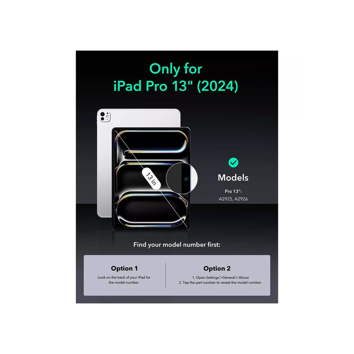 ESR Shift Magnetic Case for iPad Pro 13